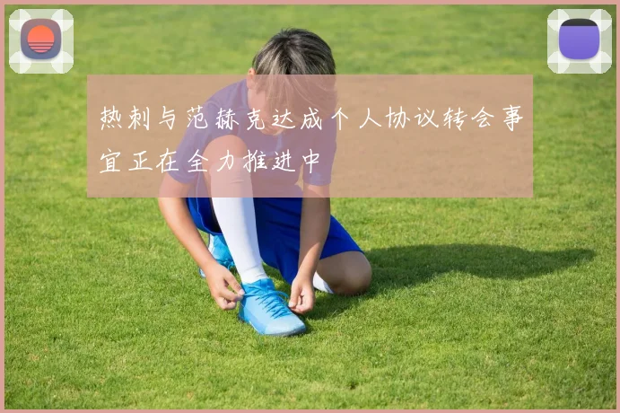热刺与范赫克达成个人协议转会事宜正在全力推进中